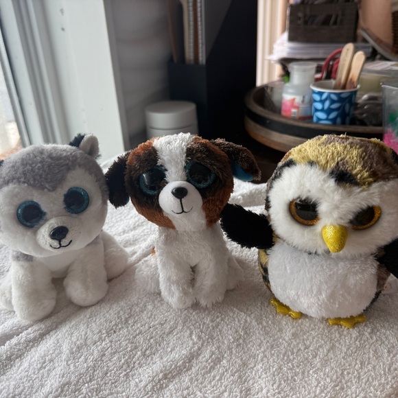Ty Other - Ty Plush Toy Set with Big Eyes